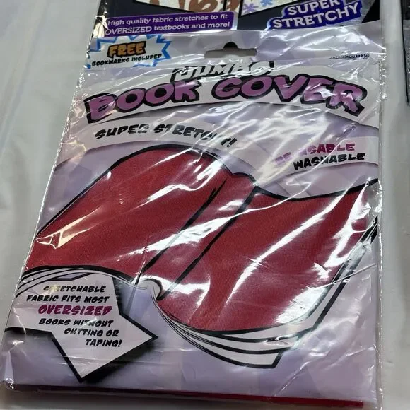 It's Academic, NFL & Vtg Book Sox Stretchable Shrink to Fit Book Covers lot of 5 - Picture 6 of 14